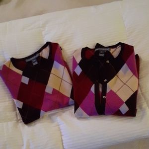 SAKS FIFTH AVENUE CASHMERE SWEATER SET